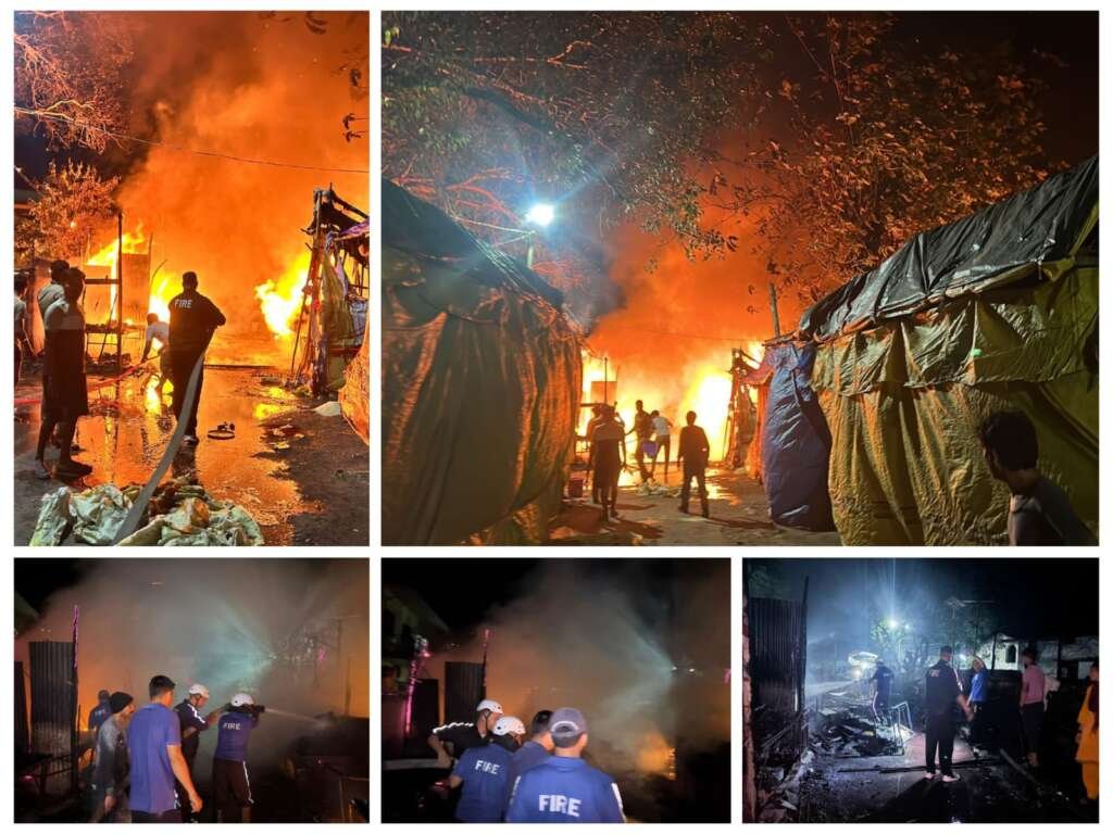 मेला क्षेत्र में अग्निकांड : फायर टीम ने दिखाई बहादुरी, घंटों की मेहनत के बाद आग पर पाय काबू, लगभग आधा दर्जन दुकाने जल कर स्वाहा, लाखों का हुआ नुकसान