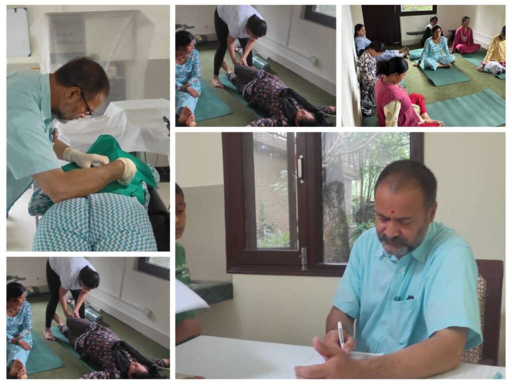 अल्मोड़ा मे ज्योति जन स्वास्थ्य सेवा समिति द्वारा उत्तरायण फाउंडेशन के सहयोग से निःशुल्क स्वास्थ्य एवं आयुर्वेदिक चिकित्सा शिविर का किया गया आयोजन