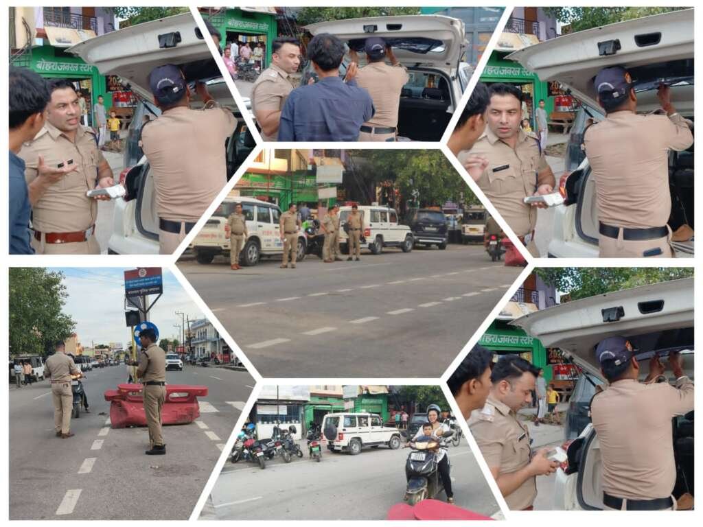 टनकपुर पुलिस द्वारा रॉन्ग साइड वाहन एवं काली फिल्म लगे वाहनों के विरुद्ध चलाया गया विशेष चेकिंग अभियान, किए गए चालान
