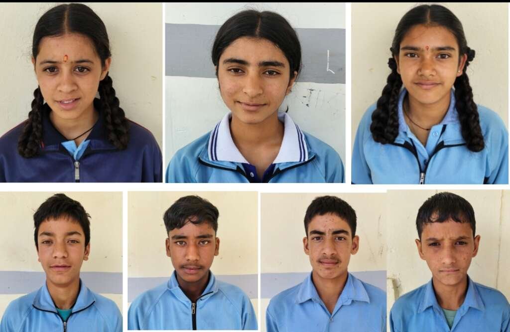 राउमावि खूनाबोरा का जलवा, 7 खिलाड़ी राज्य स्तर के लिए चयनितटेबल टेनिस प्रतियोगिता में जिले में शानदार प्रदर्शन कर विद्यालय का बढ़ाया मान